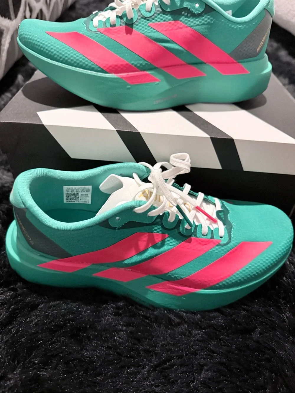 Adidas Adizero Evo SL WOVE Lightweight Running Sneakers SIZE 7women